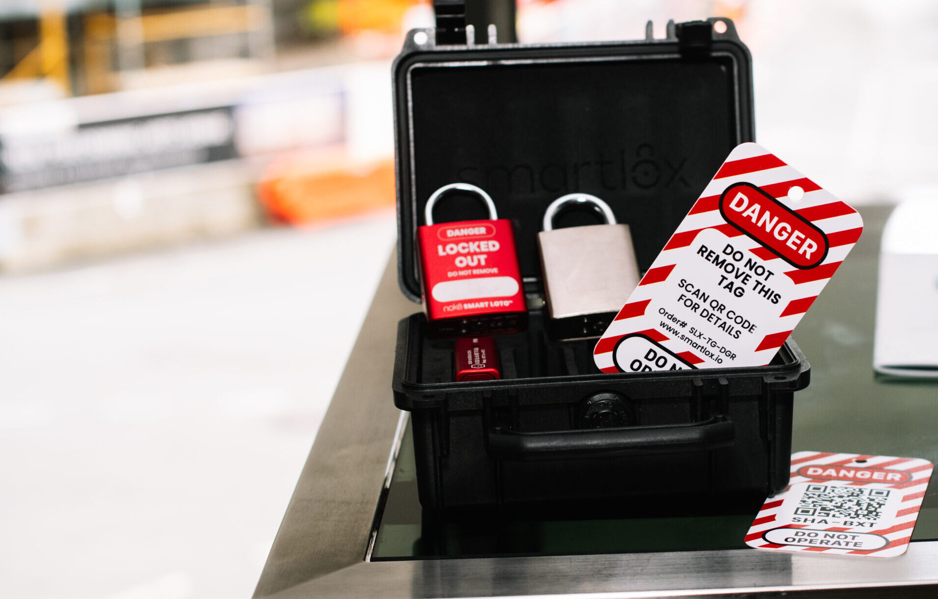 Smartlox Bluetooth Industrial Safety Padlocks and Digital Tags